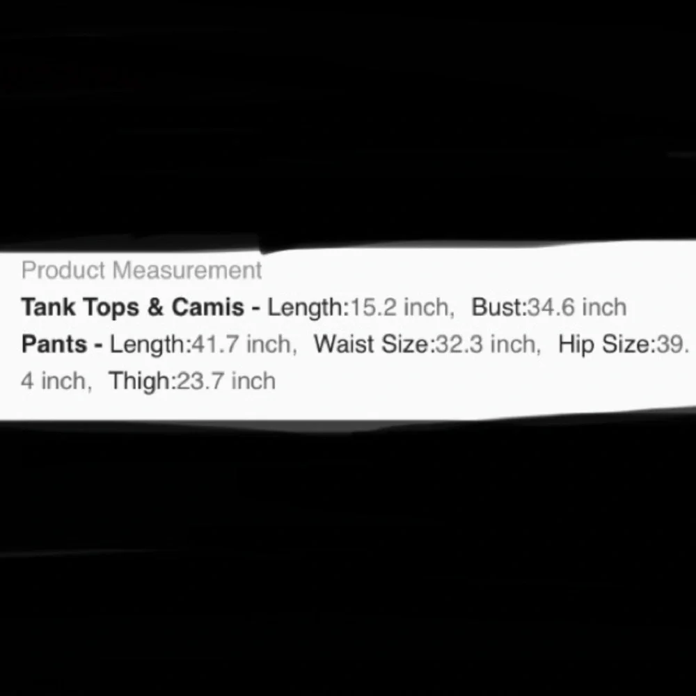 🏃🏽‍♀️🛼Checkered & Letter Print Tank Top & Pants Set🛹⛸ Boutique New 12(L)🛼 - Picture 6 of 6